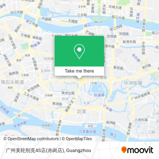 广州美轮别克4S店(赤岗店) map