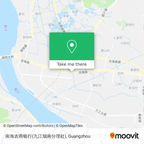 南海农商银行(九江烟南分理处) map