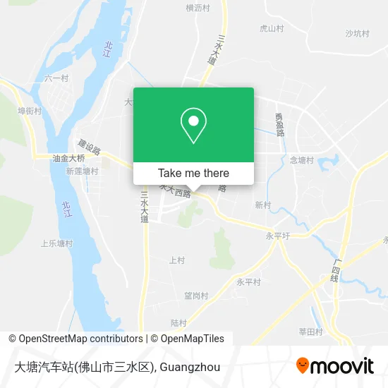 大塘汽车站(佛山市三水区) map