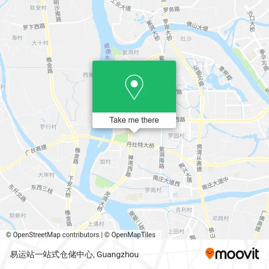 易运站一站式仓储中心 map