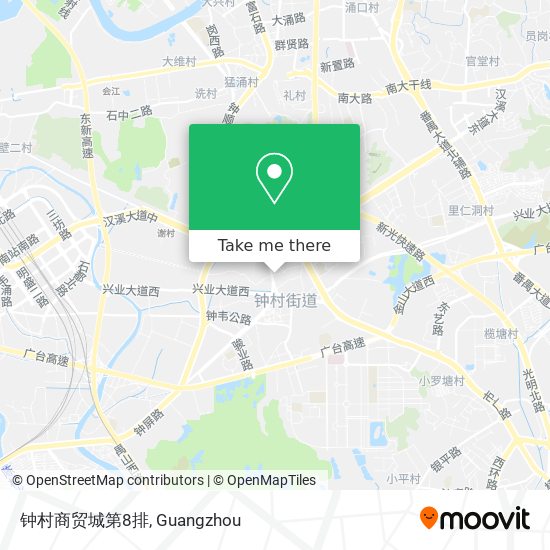 钟村商贸城第8排 map