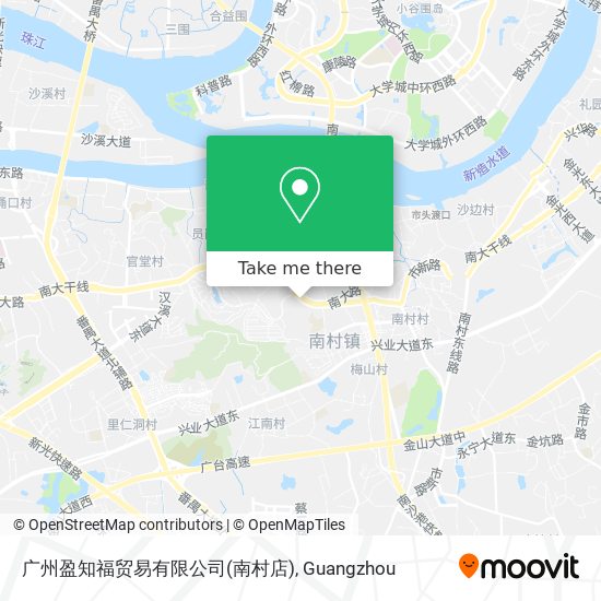 广州盈知福贸易有限公司(南村店) map