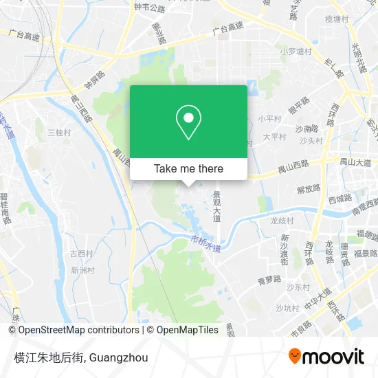 横江朱地后街 map