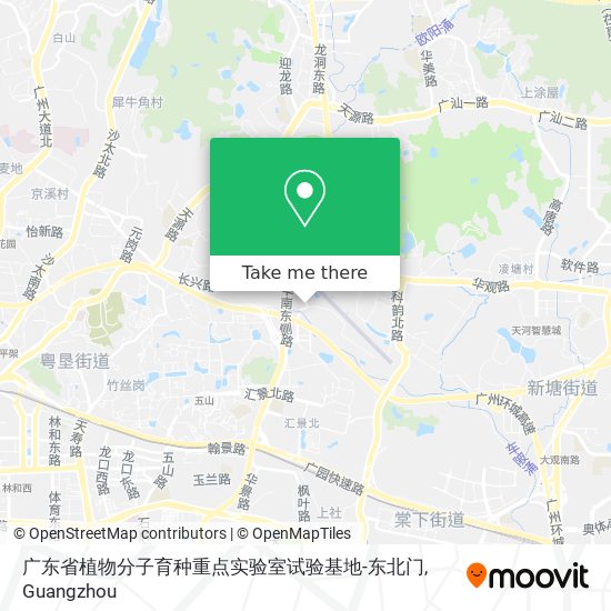 广东省植物分子育种重点实验室试验基地-东北门 map