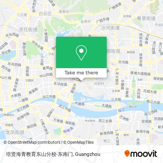 培贤海青教育东山分校-东南门 map