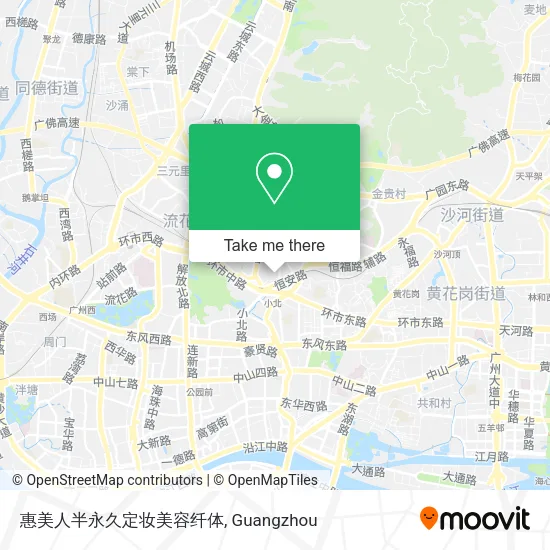 惠美人半永久定妆美容纤体 map