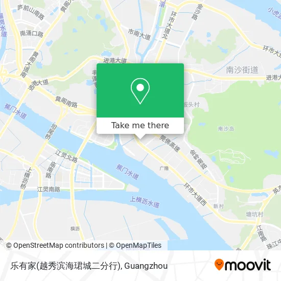 乐有家(越秀滨海珺城二分行) map