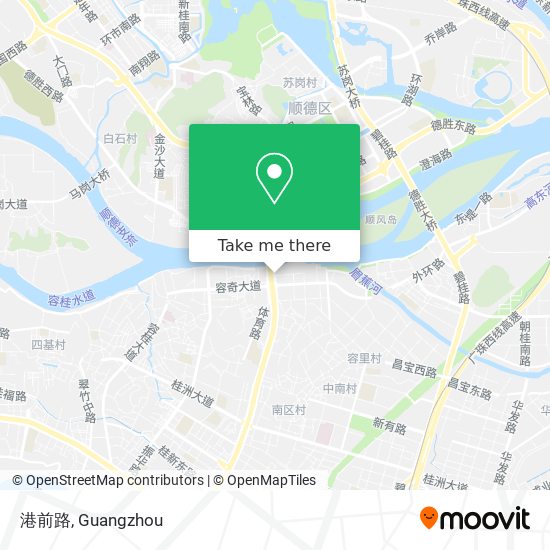 港前路 map