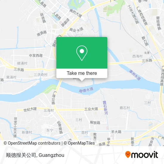顺德报关公司 map