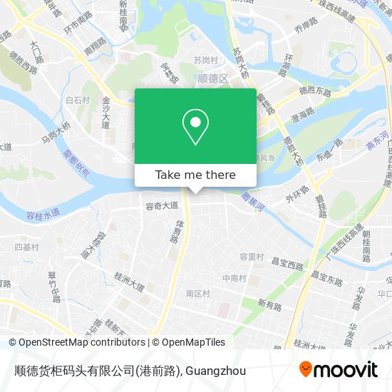 顺德货柜码头有限公司(港前路) map