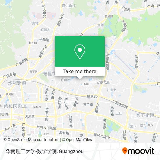 华南理工大学-数学学院 map