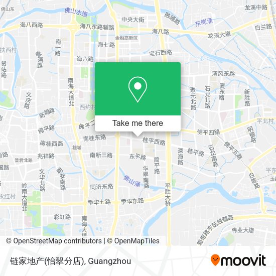 链家地产(怡翠分店) map
