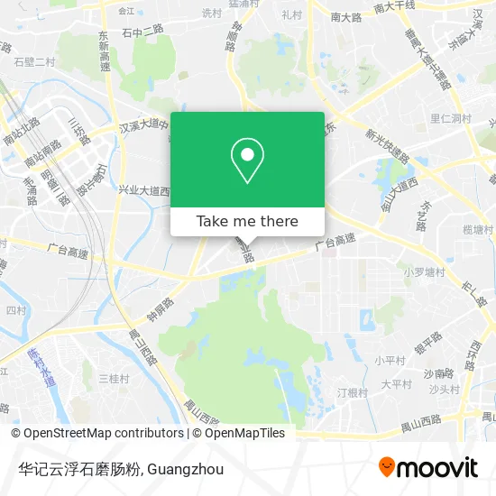 华记云浮石磨肠粉 map