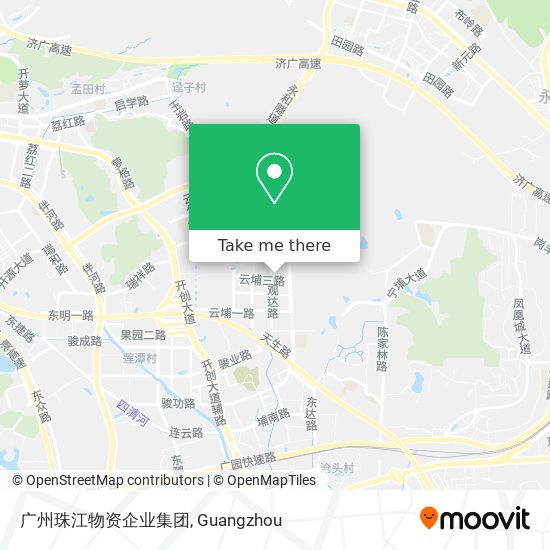 广州珠江物资企业集团 map