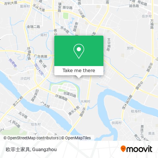 欧菲士家具 map