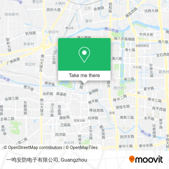 一鸣安防电子有限公司 map