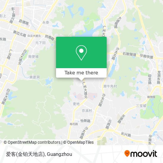 爱客(金铂天地店) map