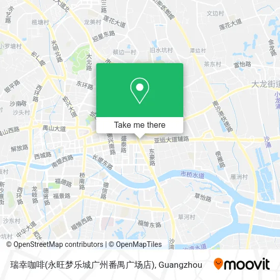 瑞幸咖啡(永旺梦乐城广州番禺广场店) map