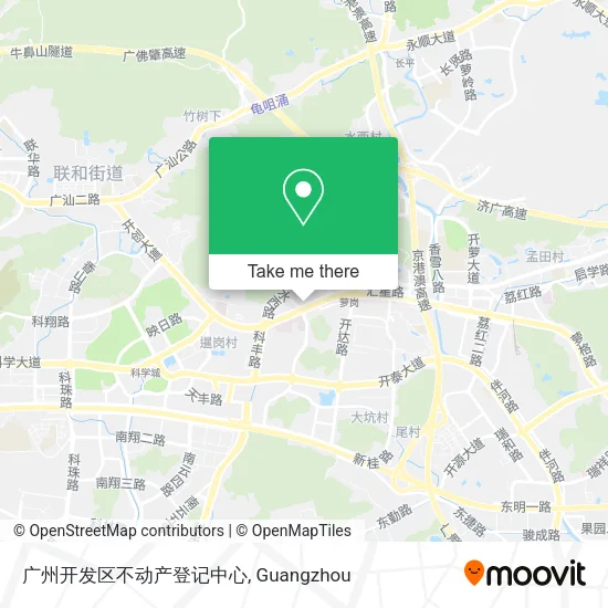 广州开发区不动产登记中心 map