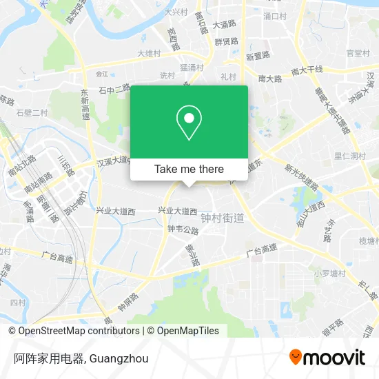阿阵家用电器 map