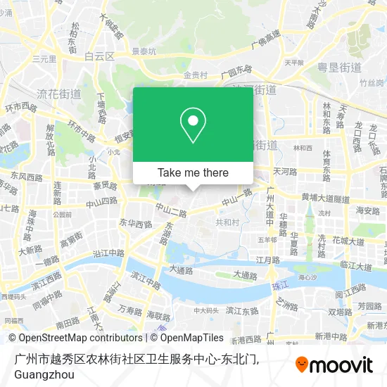 广州市越秀区农林街社区卫生服务中心-东北门 map
