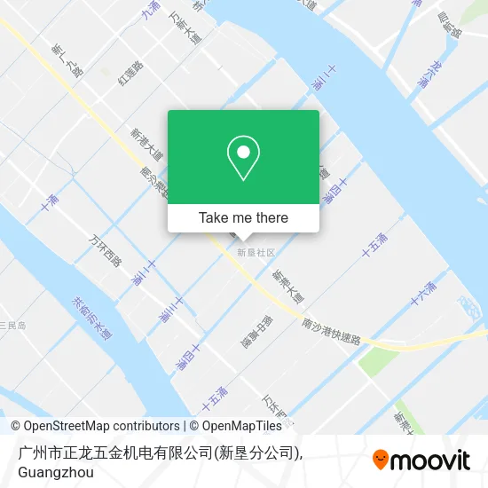 广州市正龙五金机电有限公司(新垦分公司) map