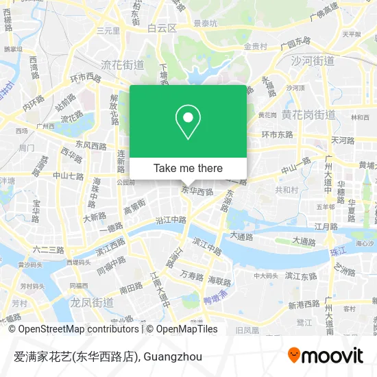 爱满家花艺(东华西路店) map