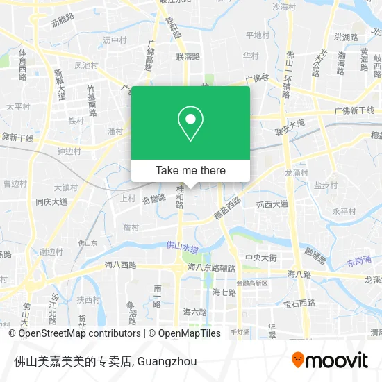 佛山美嘉美美的专卖店 map