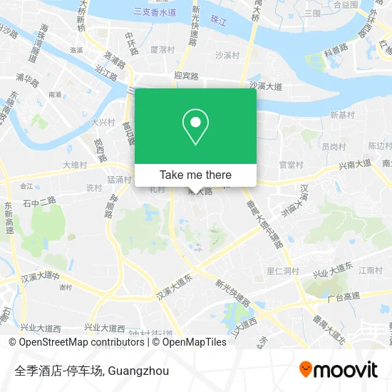 全季酒店-停车场 map