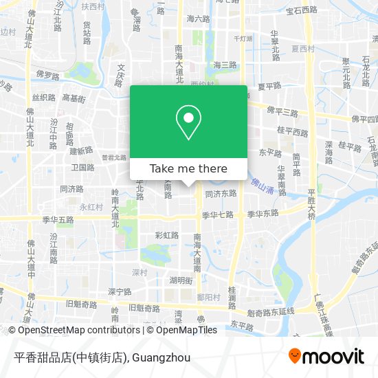 平香甜品店(中镇街店) map