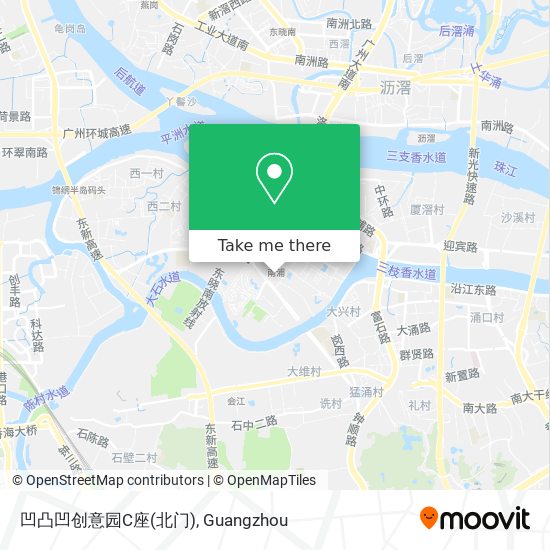 凹凸凹创意园C座(北门) map