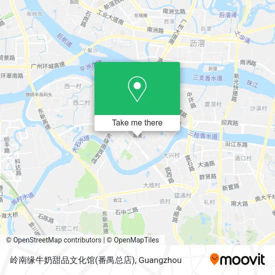 岭南缘牛奶甜品文化馆(番禺总店) map