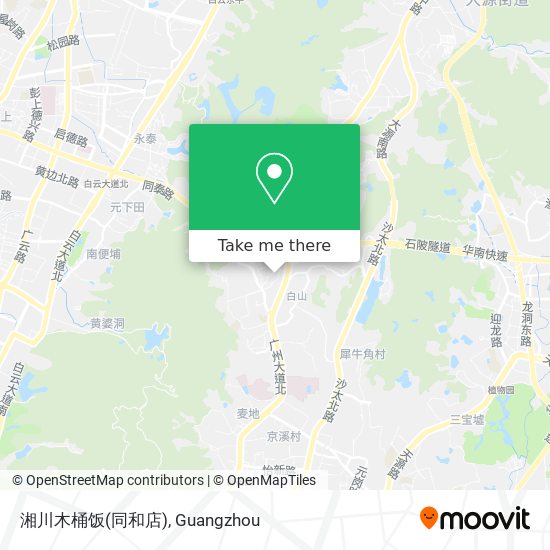 湘川木桶饭(同和店) map