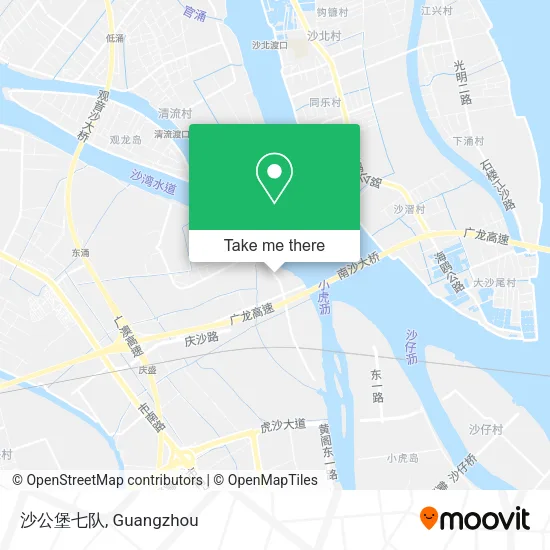沙公堡七队 map