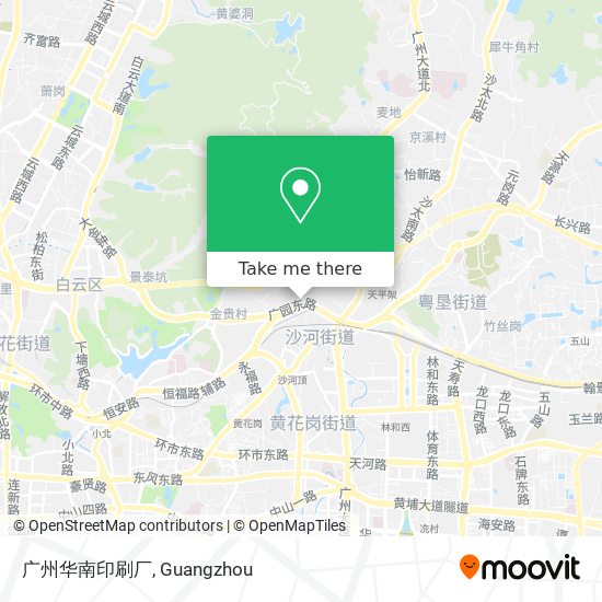 广州华南印刷厂 map