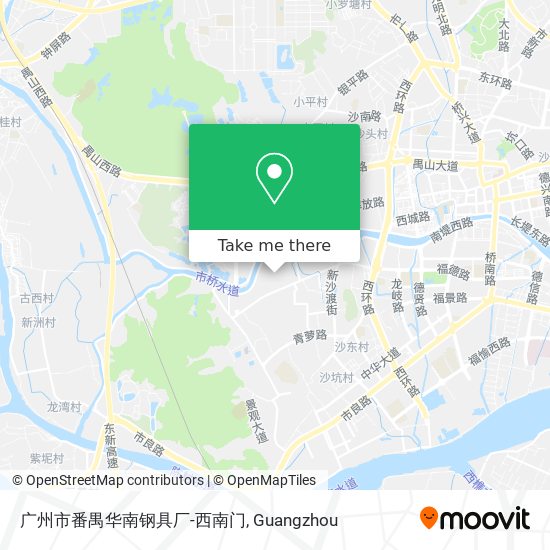 广州市番禺华南钢具厂-西南门 map