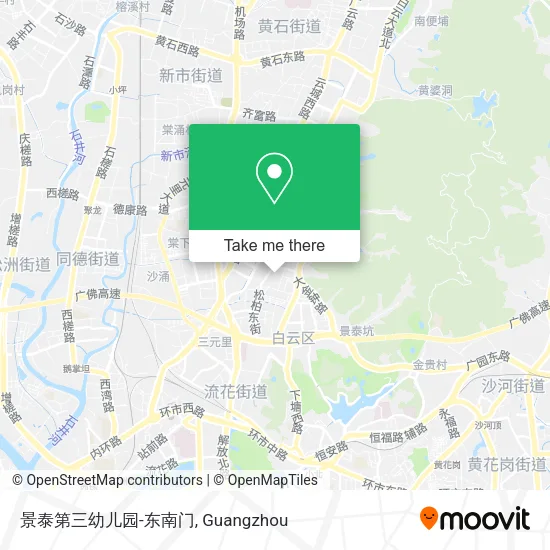 景泰第三幼儿园-东南门 map