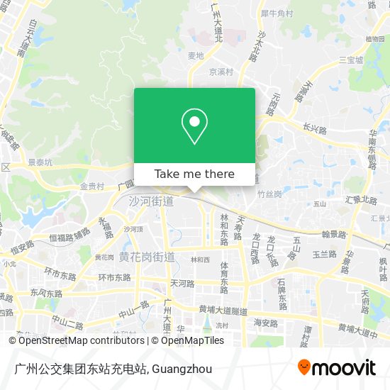 广州公交集团东站充电站 map