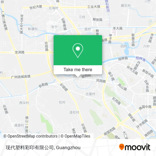 现代塑料彩印有限公司 map
