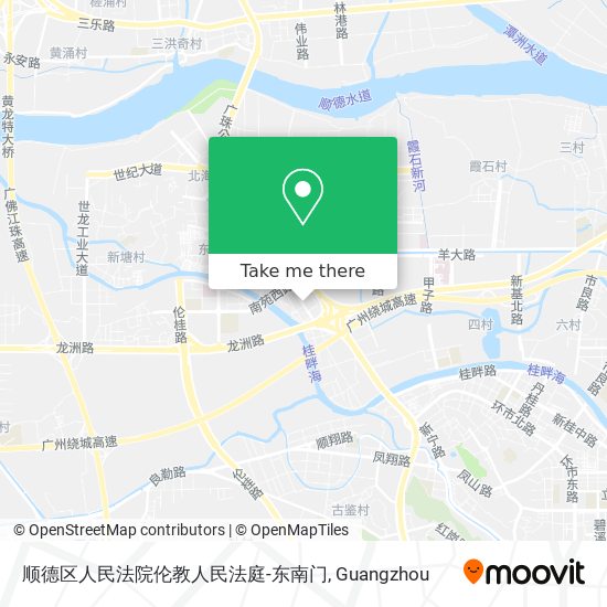 顺德区人民法院伦教人民法庭-东南门 map