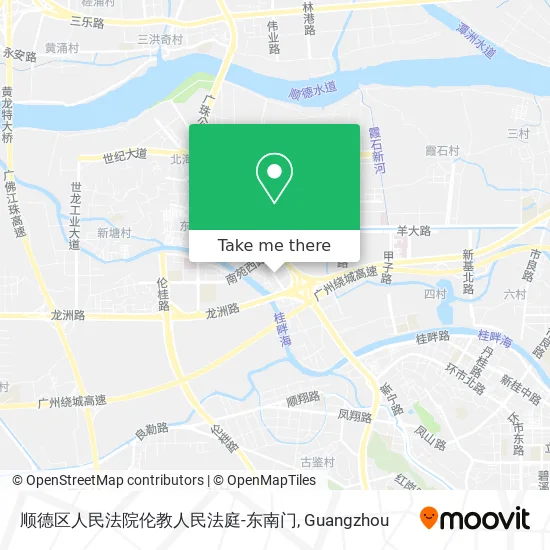 顺德区人民法院伦教人民法庭-东南门 map