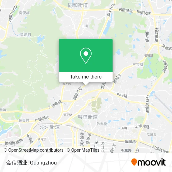 金信酒业 map