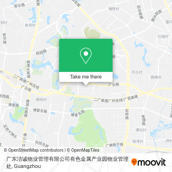 广东洁诚物业管理有限公司有色金属产业园物业管理处 map
