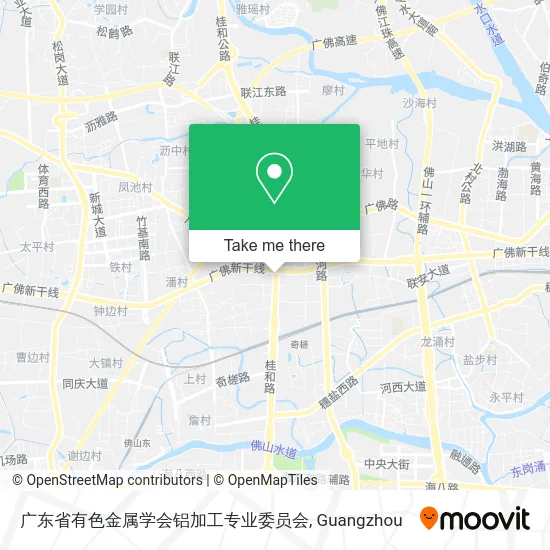 广东省有色金属学会铝加工专业委员会 map