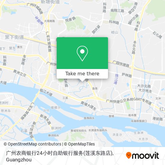 广州农商银行24小时自助银行服务(莲溪东路店) map