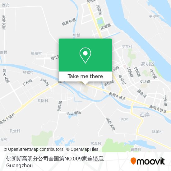 佛朗斯高明分公司全国第NO.009家连锁店 map