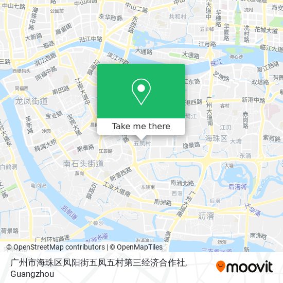 广州市海珠区凤阳街五凤五村第三经济合作社 map