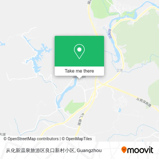 从化新温泉旅游区良口新村小区 map