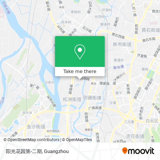 阳光花园第-二期 map