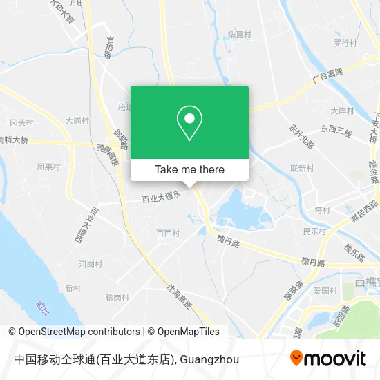 中国移动全球通(百业大道东店) map
